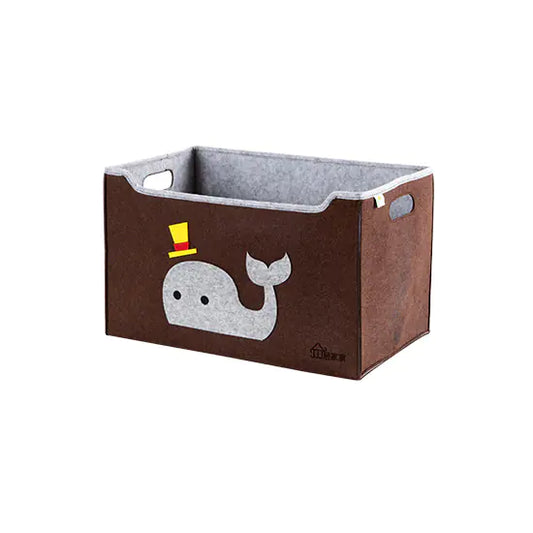 Felt Storage Basket and Box for Clothes Organization