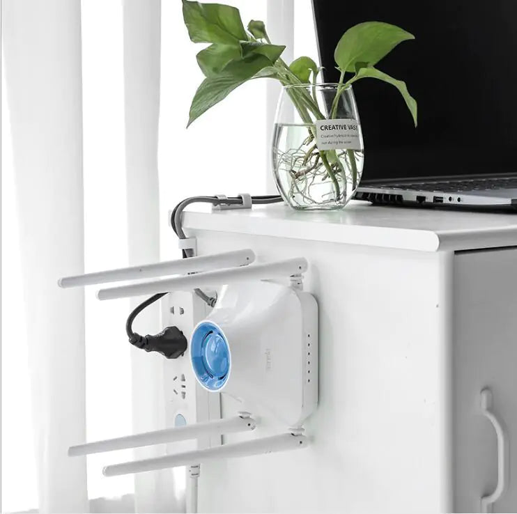 Self-Adhesive Cable Clips for Desk and Wall Organization