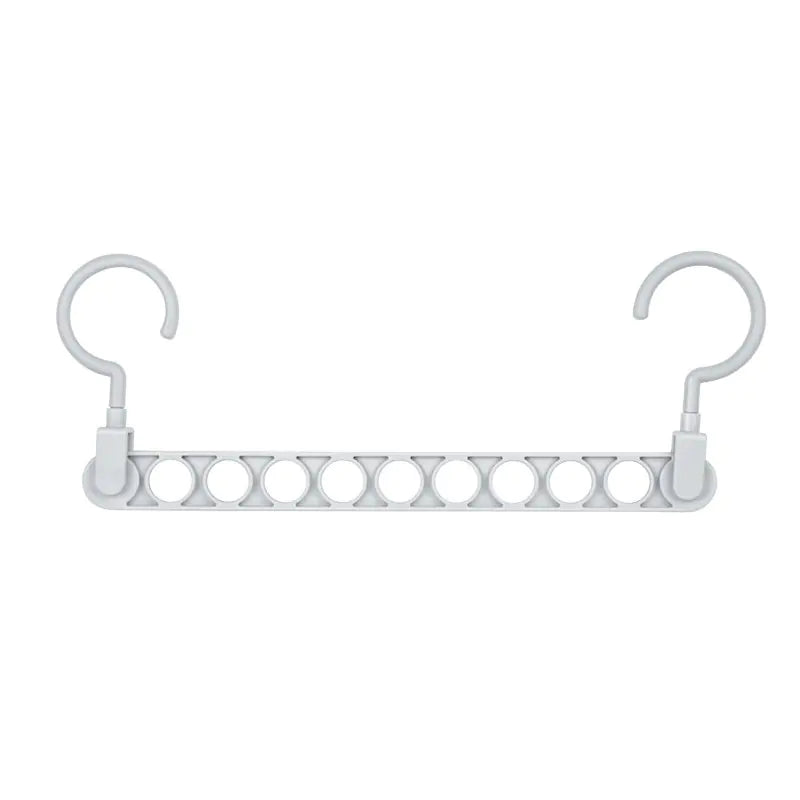 Nine-Hole Clothes Hanger for Closet Organization