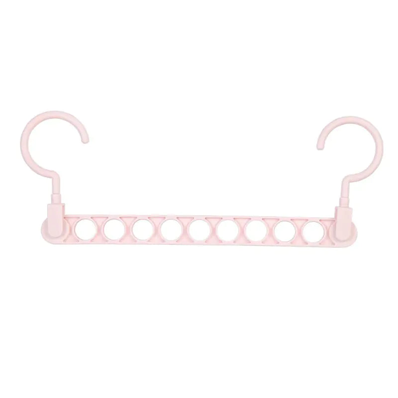 Nine-Hole Clothes Hanger for Closet Organization