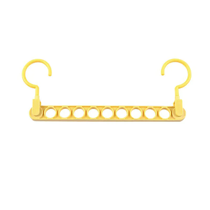 Nine-Hole Clothes Hanger for Closet Organization