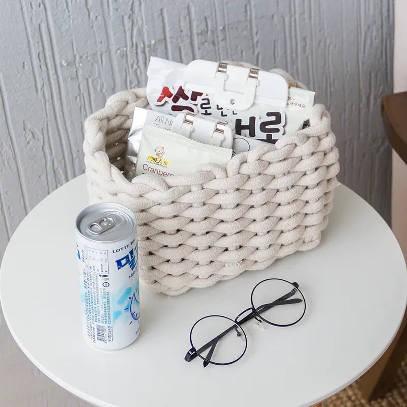 Storage Box and Basket for Desktop Organization